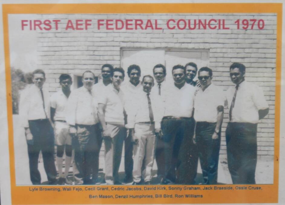 One of the many memories packed up in the move, a photo of the first Aboriginal Evangelical Fellowship Council, 1970.