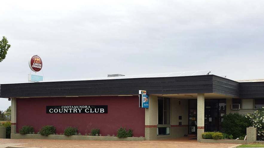 Cootamundra County Club, like other non-profits, will have fees and charges discounted by 50%.
