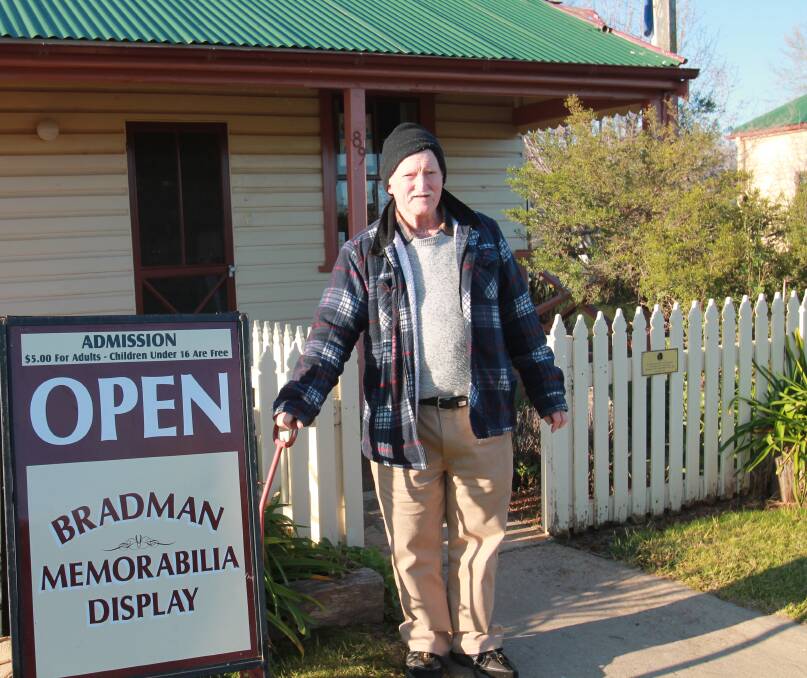 Re-opened: The Bradman Birthplace Museum is back in business, with a reasonable stream of visitors almost all intrastate NSW.