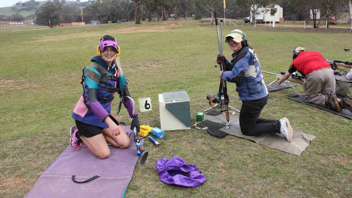 Laura Brindley of the Explorers and Donna Negus of Bungendore.