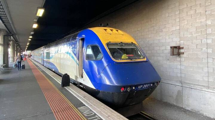 The first passenger-carrying XPT in five months to arrive at Southern Cross terminal. It arrived on schedule at 6.30pm, carrying but a handful of passengers.
