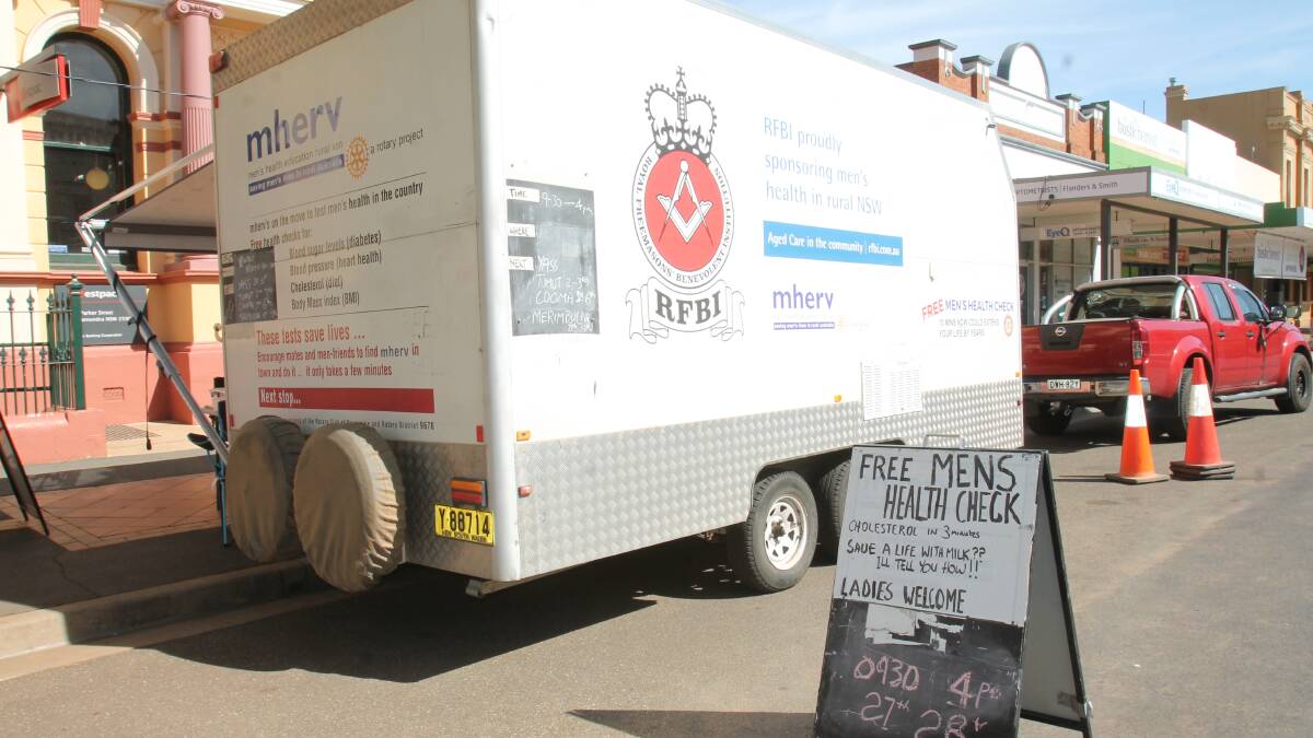 The van that saves men's lives in rural Australia