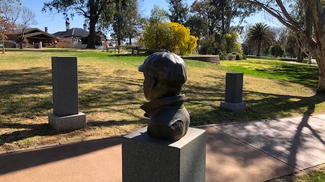 Hat trick: Cootamundra-Gundagain Regional Council will add three busts in a row to Jubilee Park's Captain's Walk.