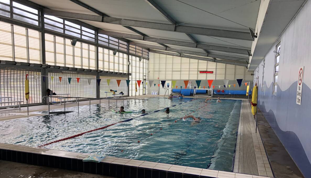 Cootamundra indoor swimming pool, currently open for only three hours on Saturdays, Sundays and public holidays.
