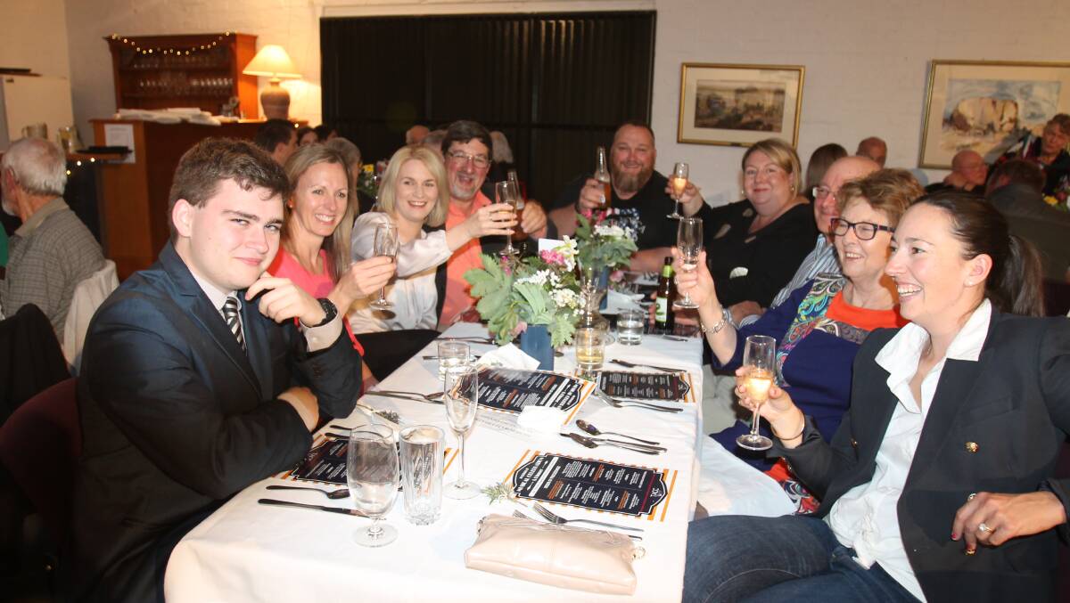 A toast to Matthew Friend by family - and friends!