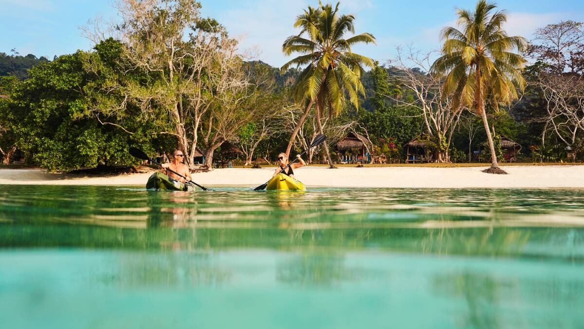 Vanuatu's beautiful Lonnoc Beach. Picture supplied Vanuatu's beautiful Lonnoc Beach. Picture supplied