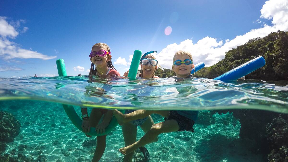 Snorkelling at Moreton Island. Picture supplied Snorkelling at Moreton Island. Picture supplied