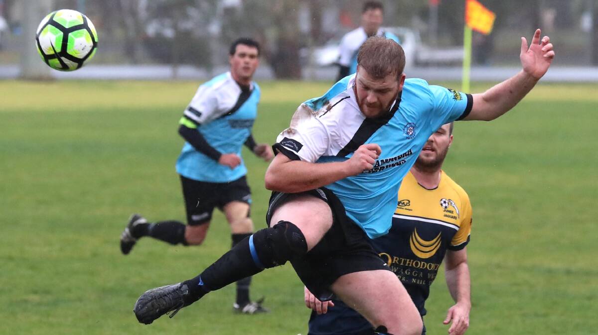 LAID LOW: Cootamundra defender Nick Ashe is one of two casualties the Strikers need to cover ahead of Sunday's date with Tumut. 