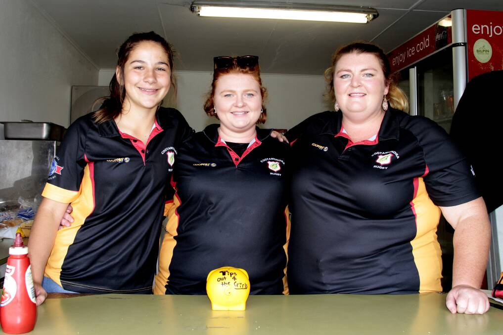 CONFIDENT: Tricollettes captain Robyn Armstrong (left) believes her side will only get better as the season progresses. The Tricollettes take on the West Wylong Redbacks this weekend. Picture: Kelly Manwaring. 