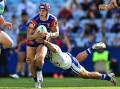Kalyn Ponga faces an extended spell on the sidelines after injuring his foot against the Bulldogs. (Mark Evans/AAP PHOTOS)