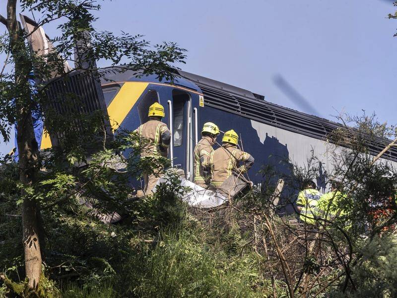 Three people are believed dead, and several are injured after a train derailment in Aberdeenshire.