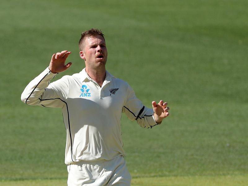NZ quick Lockie Ferguson was forced off the field in the first Test in Perth due to a calf injury.