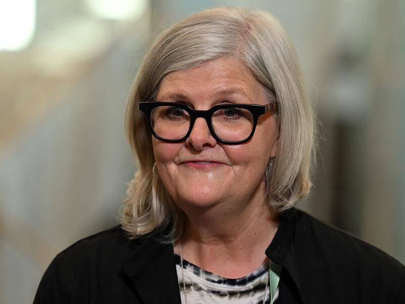 Sam Mostyn will head Beyond Blue as it shifts focus from reducing stigma to delivering services. (Mick Tsikas/AAP PHOTOS)