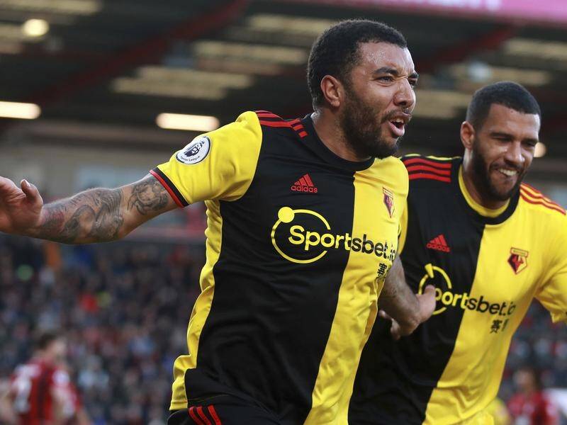 Watford's Troy Deeney was on target in his side's 3-0 win over Bournemouth.