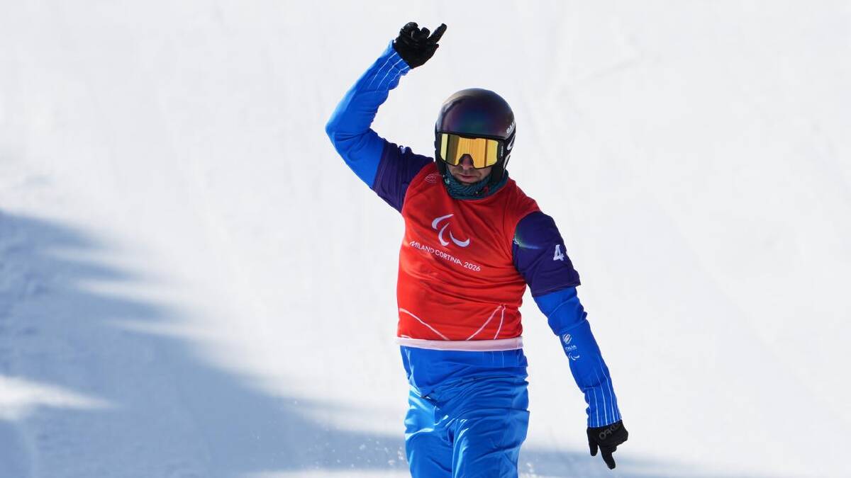 Emanuel Perathoner was in a class of his own as he took the snowboard cross gold. (AP PHOTO)