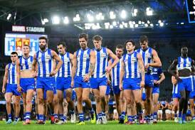 North Melbourne showed they still have much work to do in a defeat to fellow strugglers Hawthorn. (Morgan Hancock/AAP PHOTOS)