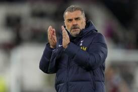 Ange Postecoglou says Newcastle's squad depth struggles are a cautionary tale for Spurs. (AP PHOTO)