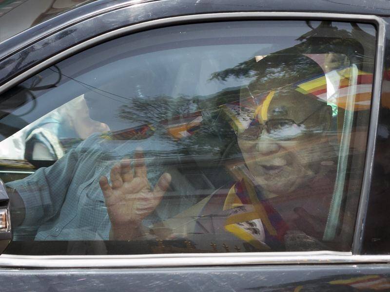 The Dalai Lama has returned to his headquarters in Dharmsala after a hospital stay.