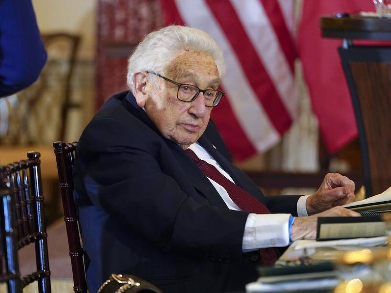 Former US Secretary Henry Kissinger is about to turn 100 amid ongoing questions about his legacy. (AP PHOTO)