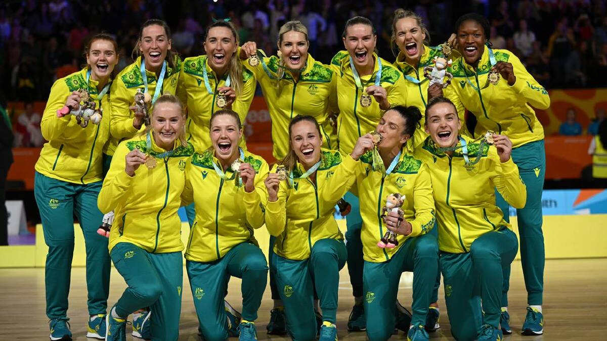 Australia struck gold in Birmingham in 2022, beating Jamaica in the final. (James Ross/AAP PHOTOS) Australia struck gold in Birmingham in 2022, beating Jamaica in the final. (James Ross/AAP PHOTOS)