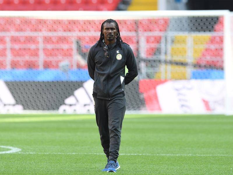 Senegal's Aliou Cisse is the only black coach at the 2018 soccer World Cup in Russia.