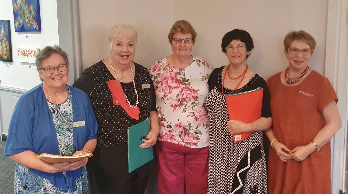 NEW COMMITTEE: Cootamundra's 2020 Day VIEW committe Kathy Hodge, Greetje Sargent, Jenny McAinsh, Margaret Elmes with Zone Councillor Jean Gunn. Absent from photo is Audrey Taber.