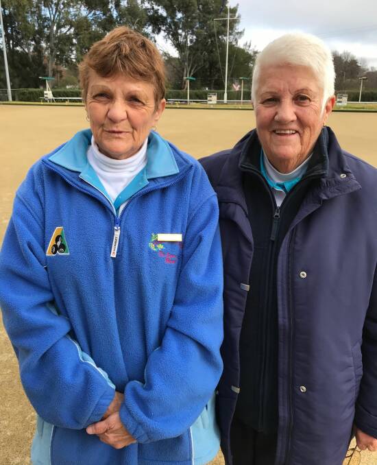 WINNERS: Cootamundra Ex Services Women's Club Pairs Championship has been won by the pairing of Rhonda Nolan and Lorraine Evelyn. Picture: SUPPLIED