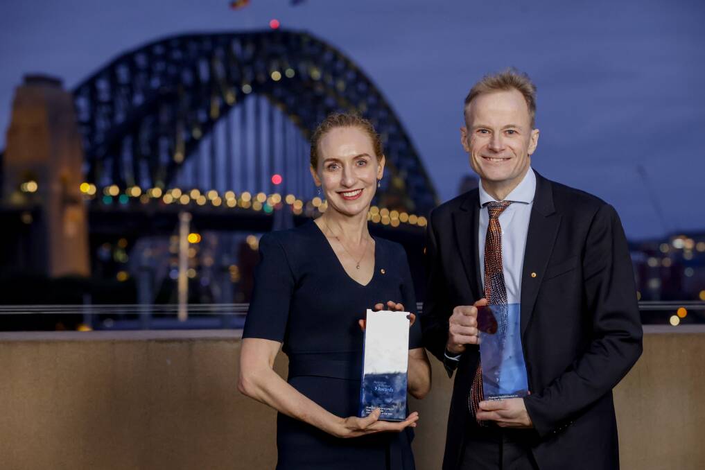 State and territory Australians of the Year in line to be named overall Australian of the Year for 2024 include melanoma treatment pioneers Professor Richard Scolyer and Professor Georgina Long (NSW). Picture by Salty Dingo/australianoftheyear.org.au 