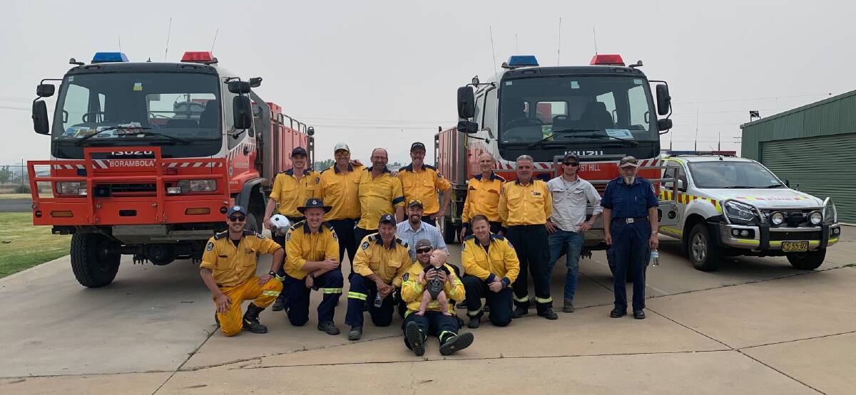 READY TO GO: The Riverina South Strike Team gear up for their post to the Shoalhaven during the Black Summer bushfires in December 2019. The team this week received a Commissioner's Certificate of Commendation. Picture: Bradley Stewart