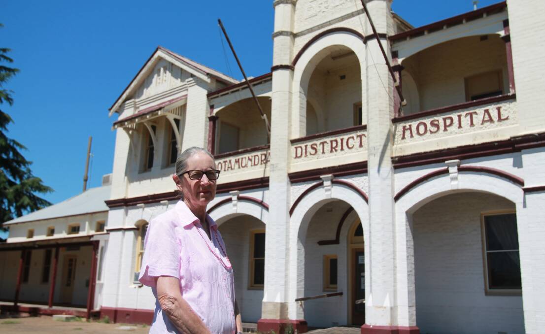 TAKE TWO: Betty Brown wants to preserve the former Cootamundra District Hospital. Photo: Declan Rurenga