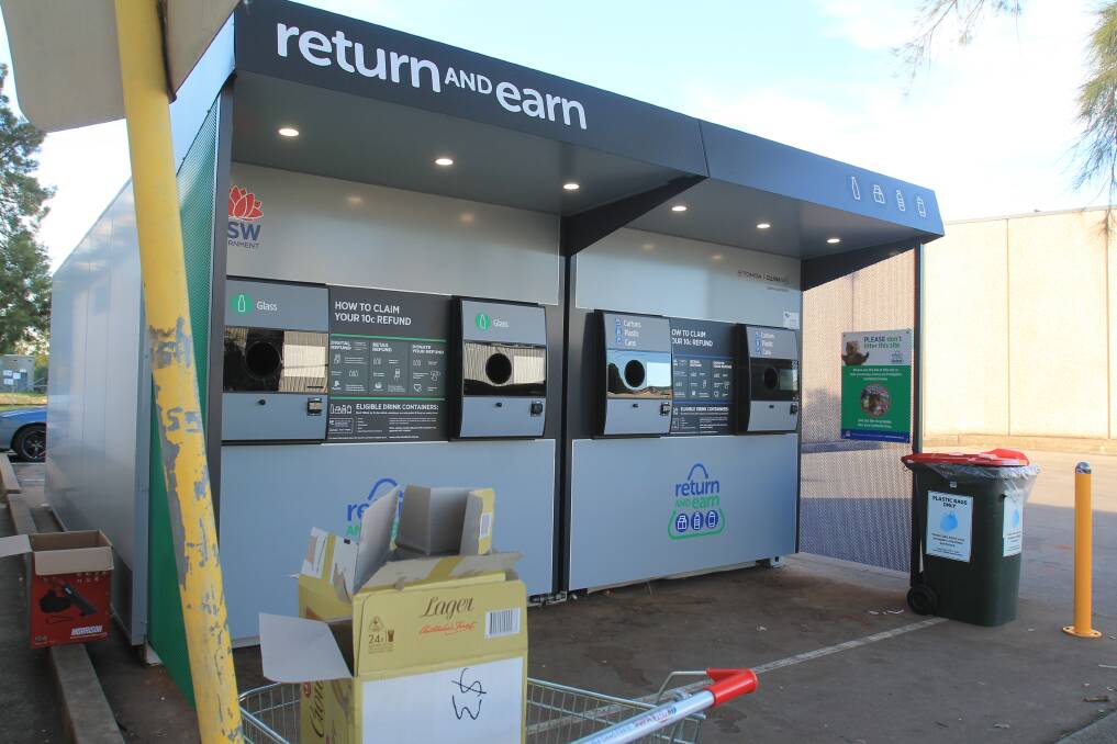 Around 346,109 containers have been returned to Cootamundra's Return and Earn collection point.
