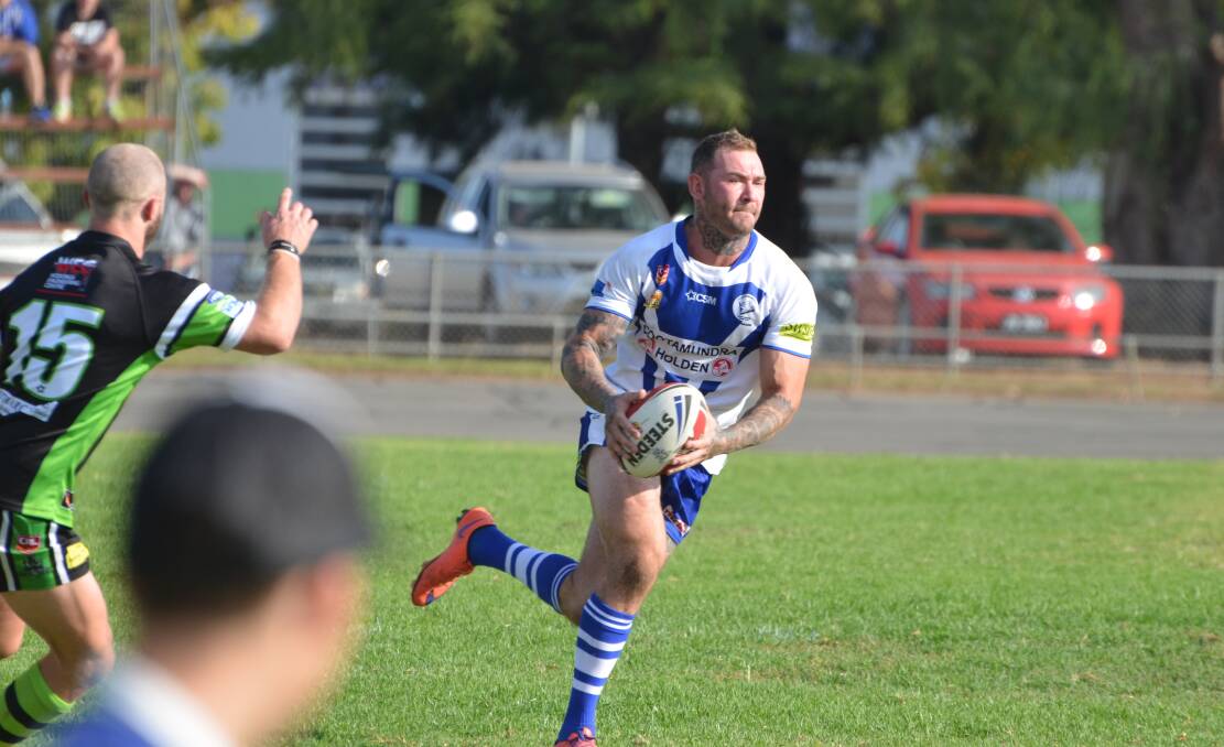 CENTURY: Chris Maher will mark 100 first grade games with the Cootamundra Bulldogs this weekend as they tackle the SouthCity Bulls. Photo: Declan Rurenga