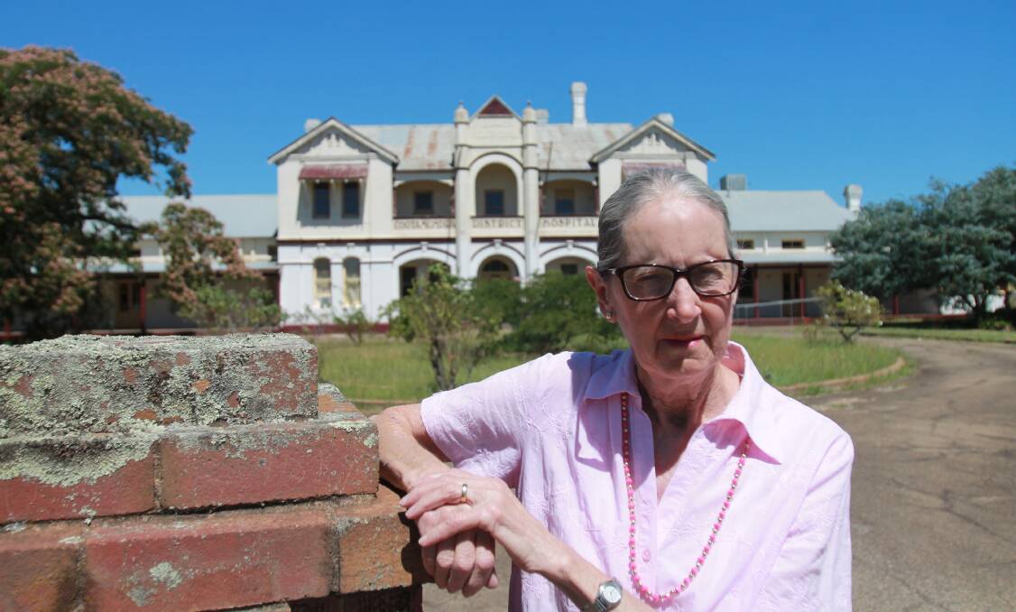 HISTORY: Resident Betty Brown isn't happy the former Cootamundra District Hospital was knocked back from a state heritage listing. Photo: Declan Rurenga
