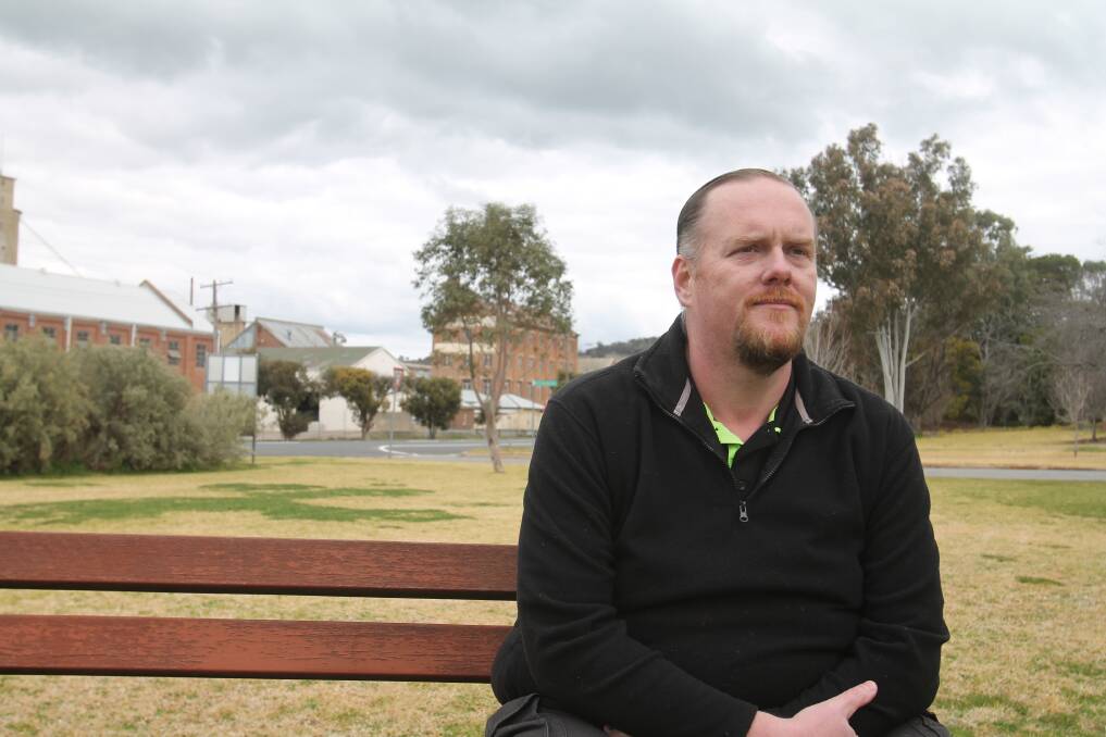 HONOUR: Cootamundra's Michael Van Baast will receive the Australian Bravery Medal for rescuing a man trapped in a burning car. Photo: Declan Rurenga