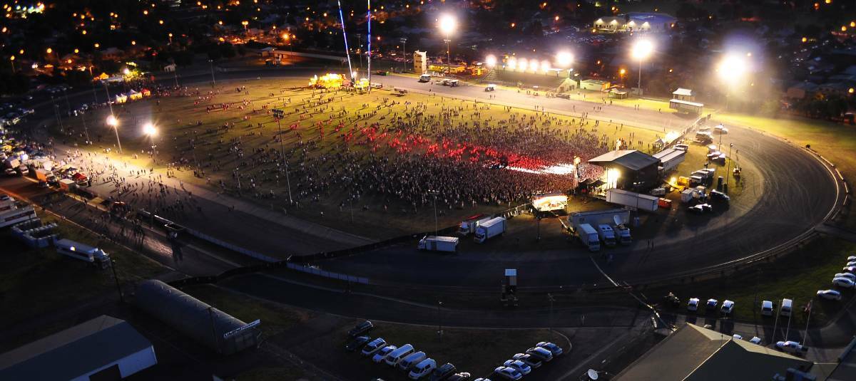 Triple J's One Night Stand in Dubbo in 2013. Photo: Dubbo Daily Liberal